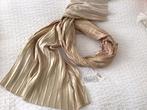 Shawl, sjaal zomer, plissé YaYa, nieuw/ krt. Beige/ brons, Ophalen of Verzenden, Zo goed als nieuw, Maat 46/48 (XL) of groter
