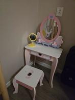 Kinder make up tafel met krukje, Ophalen, Gebruikt