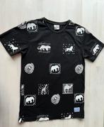 Daily Paper zwart T-shirt met dierenprint maat S, Zwart, Ophalen of Verzenden, Zo goed als nieuw, Daily Paper