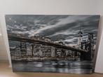 Schilderij: Brooklyn Bridge New York, Huis en Inrichting, Ophalen, 125 cm of meer, Zo goed als nieuw, Schilderij