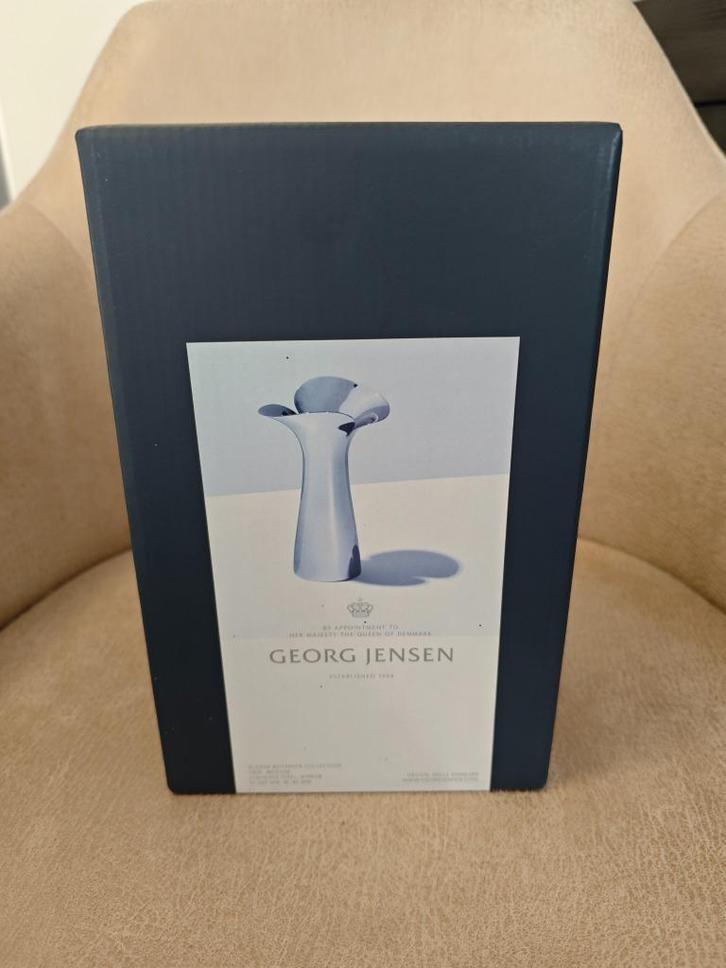 Georg Jensen BLOOM BOTANICA vase, medium - Mirror polished s, Huis en Inrichting, Woonaccessoires | Schalen en Manden, Nieuw, Rechthoekig