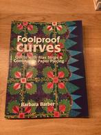 Foolproof Curves Quiltboek Barbara Barber, Ophalen of Verzenden, Zo goed als nieuw, Breien of Haken, Patroon of Boek