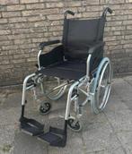 Aluminium rolstoel. Met afneembare wielen massieve banden, Ophalen, Inklapbaar, Gebruikt, Duwrolstoel