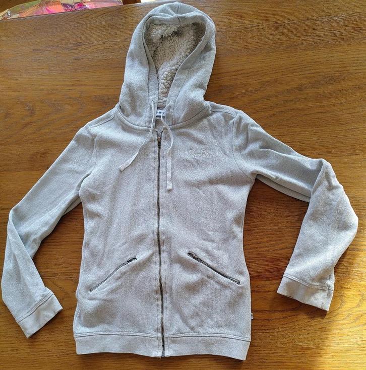 VinRose hoodie /grijs vestje met capuchon - maat 146 /152, Kinderen en Baby's, Kinderkleding | Maat 146, Gebruikt, Meisje, Trui of Vest