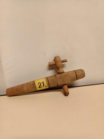 Houten Vat Kraan - 20cm beschikbaar voor biedingen
