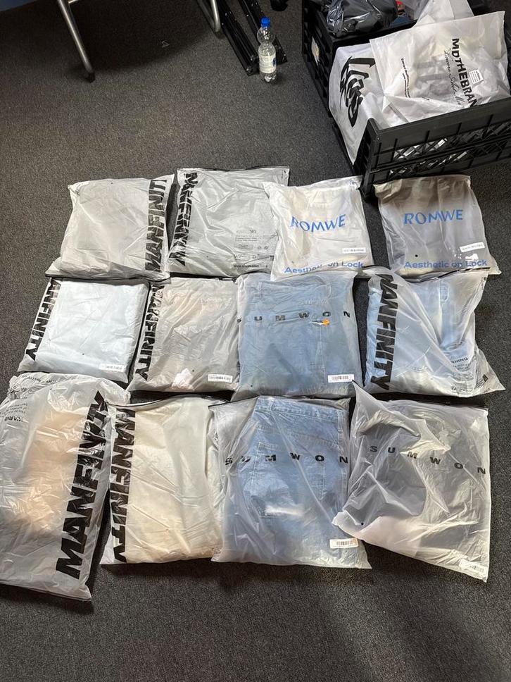 Partij XL Jeans Mix: Manfinity, Sumwon, Romwe | Nieuw, Kleding | Heren, Spijkerbroeken en Jeans, Nieuw, W40 - W42 (confectie 56/58)