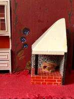 Vintage Lundby hoek open haard, Verzamelen, Poppenhuizen en Toebehoren, Ophalen of Verzenden, Gebruikt, Poppenhuis