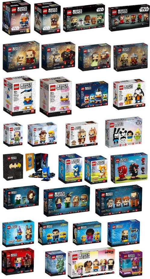 Meer dan 200 Lego brickheadz retired sets, nieuw sealed, Kinderen en Baby's, Speelgoed | Duplo en Lego, Nieuw, Lego, Complete set