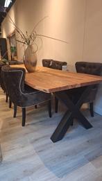 Boomstam Eettafel Bruuts 300cm, Ophalen, Nieuw, Plank, 50 mm of meer
