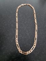 Mooie double ketting 50cm, Ophalen of Verzenden, Zo goed als nieuw, Goud, Overige materialen