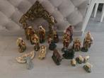 Kerststal met figuren, Verzamelen, Beelden en Beeldjes, Ophalen, Gebruikt, Religie