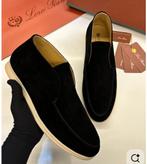 *** Heren loafers Open Walk Loro Piana***, Kleding | Heren, Schoenen, Loafers, Zwart, Nieuw, Ophalen of Verzenden