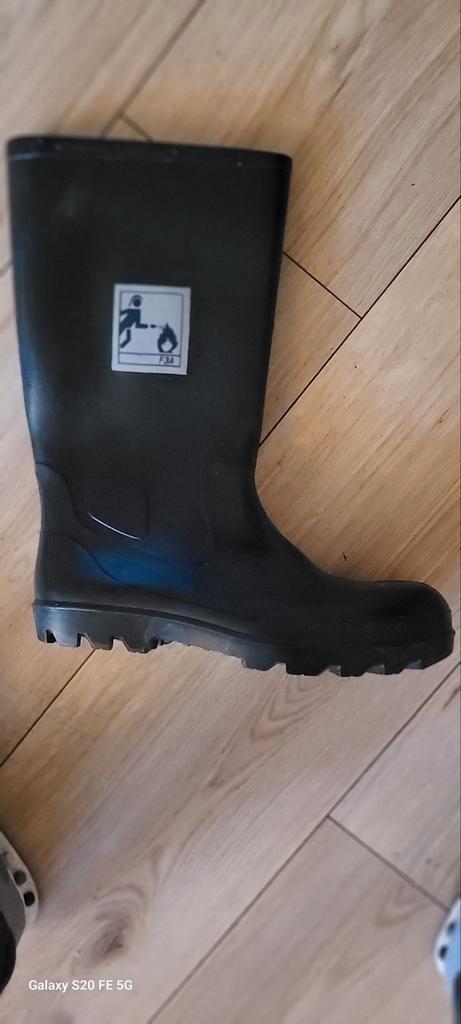 Brandweerlaarzen met stalen neuzen, Tuin en Terras, Werkkleding, Gebruikt, Dames, Heren, Laarzen, Ophalen