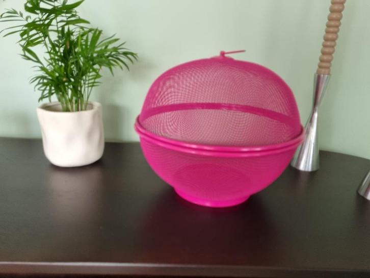 fruitmand/ draadmand met deksel, Huis en Inrichting, Woonaccessoires | Schalen en Manden, Nieuw, Mand, Rond, Overige materialen