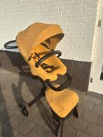 Stokke Xplory v6 Gold - Complete Set!, Ophalen of Verzenden, Zo goed als nieuw, Verstelbare duwstang, Kinderwagen