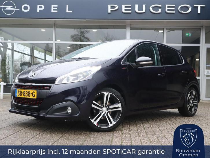 Peugeot 208 GT-Line PureTech 110PK 5-drs, Rijklaarprijs, Nav, Auto's, Peugeot, Bedrijf, Te koop, ABS, Achteruitrijcamera, Airbags