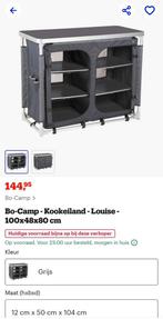 Bo-Camp Kookeiland Louise Campingkast - 100x48x80 cm, Ophalen, Zo goed als nieuw, Campingkast
