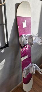 Snowboard Nitro Bronx 149 met bindingen, Sport en Fitness, Snowboarden, Ophalen, Gebruikt, Board