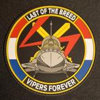 KLU 312 Squadron Vipers Forever Patch, Ophalen of Verzenden, Luchtmacht, Nederland, Embleem of Badge