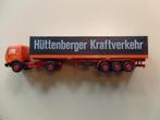 Mercedes trekker oplegger Huttenberger Roskopf, Hobby en Vrije tijd, Modelauto's | 1:87, Verzenden, Gebruikt, Bus of Vrachtwagen
