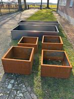Corten staal bloembak, Ophalen of Verzenden, Nieuw, Metaal, Minder dan 60 cm