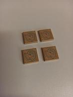 NIEUW: Tan Tile 2 x 2 with Map with Medium Blue 'ANTARCTICA', Lego, Nieuw, Ophalen of Verzenden, X