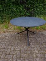 nieuwe zwart marmerlook ronde eettafel 125 doorsnee, Ophalen, 100 tot 150 cm, Rond, Nieuw