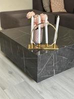 Salontafel Lesley met marmerlook, 100 tot 150 cm, Zo goed als nieuw, Minder dan 50 cm, Rechthoekig