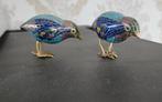 Paar Chinese cloisonné vogels, 20e eeuw, Ophalen of Verzenden, Zo goed als nieuw, Dier