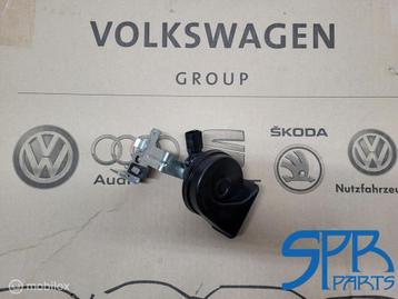 VW GOLF 7 VII Claxon TOETER MET HOUDER STEUN LINKS 5Q0951223 beschikbaar voor biedingen