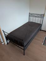 Leuk metalen 1-persoons bed met lattenbodem, Ophalen, Gebruikt, Eenpersoons, Metaal