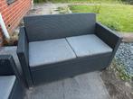 2 pers bankje tuin / balkon, Ophalen, Gebruikt, Kunststof