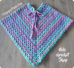 Gehaakte Kinder Poncho, Jongen of Meisje, Nieuw, Ophalen of Verzenden, 104 of kleiner