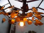 Hanglamp hollywood regency trendy metaal goudkleurig, Minder dan 50 cm, Gebruikt, Ophalen of Verzenden, Metaal