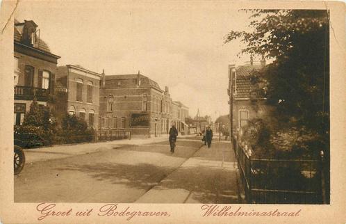 (388-025-017) Bodegraven Wilhelminastraat, Verzamelen, Ansichtkaarten | Nederland, Zuid-Holland, Ophalen of Verzenden