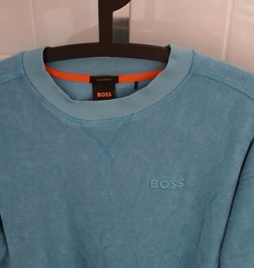 Hugo Boss Blauw T-shirt Badstof Maat M beschikbaar voor biedingen