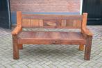 Stoere tuinbank van hardhout, Ophalen, Nieuw, Hout