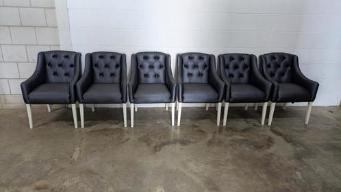 6 eetkamerstoelen €50, Huis en Inrichting, Stoelen, Gebruikt, Ophalen