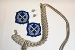 voormalig korps rijkspolitie nestel en emblemen nederland, Verzamelen, Militaria | Algemeen, Ophalen of Verzenden, Landmacht, Nederland