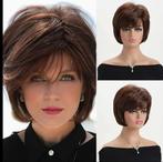 Mooie bruine pruik., Sieraden, Tassen en Uiterlijk, Uiterlijk | Haarverzorging, Ophalen of Verzenden, Nieuw, Pruik of Haarverlenging