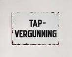 Tap Vergunning reclamebord van metaal wandbord deco, Info@deconoord.nl, Deco Noord, Nieuw, Ophalen of Verzenden