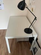 Ikea tafel wit - ijzer onderstel, Ophalen, Rechthoekig, 100 tot 150 cm, 50 tot 100 cm