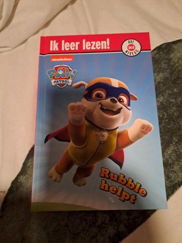 Paw Patrol Leesboek - Rubble Helpt beschikbaar voor biedingen