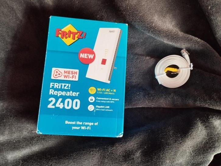 Mesh repeater Fritz 2400 5/2.4 GHz WiFiversterker dualband, Computers en Software, WiFi-versterkers, Zo goed als nieuw, Ophalen of Verzenden