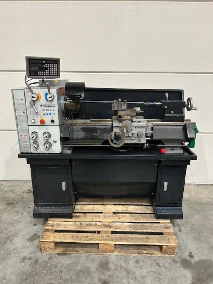 Draaibank HU 900 A met Sino, 400V, Doe-het-zelf en Verbouw, Draaibanken, Gebruikt, Metaaldraaibank, 500 tot 1000 mm, Ophalen