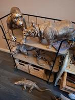 Mooie grote dieren beeld van kunstof koper kleur, Ophalen of Verzenden, Zo goed als nieuw