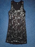 Mouwloze top, jurkje. Zwart met pailletjes.  Eksept, Kleding | Dames, Tops, Maat 38/40 (M), Zwart, Ophalen of Verzenden, Zo goed als nieuw