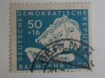 DDR, Postzegel 50 + 16 Pfennig Bachjaar 1950., Ophalen, DDR, Gestempeld