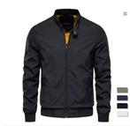 Zwarte bomber baseball Jas voor in de Herfst periode, Nieuw, Ophalen, Maat 52/54 (L), Onbekend, Zwart