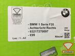 bmw 1 serie f20 achterlicht rechts nieuw! 63217270097, Ophalen of Verzenden, Nieuw, BMW